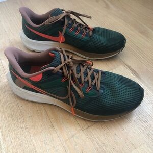 Nike Pegasus 39 AIR Hola LOU men’s size 12 green orange Miami hurricanes